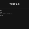 TriPad back, control panel and power port